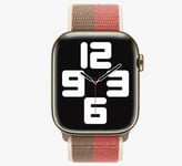 Genuine Apple Watch Sport Loop PINK POMELO /TAN 40mm 41mm 38mm 2021 New