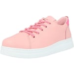 Camper Kids Runner Light Pastel Pink Leather Trainers Shoes
