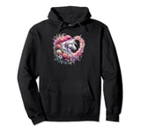 Free Spirit Riding Pink horse with ros Pullover Hoodie