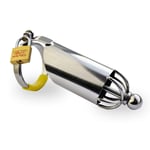 ZYF Male Stainless Steel Chastity Device With Catheter Male Lock Chastity Lock Cb6000 A002 (Size : 48 mm)