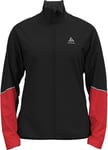 Odlo Jacket Engvik W Längdskidjacka Black/Poppy Red, S