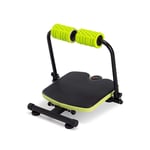 YFFSS Weights Bench, Folding Sit-up Exercise Abdominal Muscle Trainer Equipment Multifunctional Portable Abdominal Training With Electronic Recorder Family Fitness Room (Color : Green)