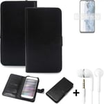 Protective cover for Nokia G60 5G Wallet Case + headphones protection flipcover 