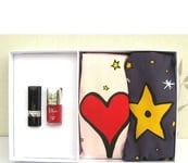 Christian Dior Gift Set -  Mini Lipstick 999 & 999 Nail Polish & 2 Travel Bags