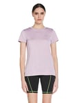 THE NORTH FACE Women Reaxion Ampere T-Shirt - Tnf Black Heather, Large