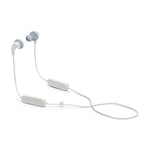 JBL Endurance Run 2 Headphones, Wireless In-Ear Sports Earphones, Sweatproof with Magnetic Earbuds and In-Line One Button Remote Microphone, in White