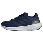 adidas Women's Runfalcon 3.0 Shoes Sneaker, Dark Blue Core Black Gold Metallic, 7.5 UK