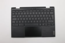 Lenovo Chromebook 500e 2nd Keyboard Palmrest Top Cover UK Black 5CB0T79604