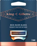 King C Gillette Neck razor blades 3 st