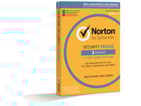 Norton Security Deluxe - 3 Enheder  (V. 3.0) - Bokspakke (1 År)
