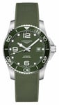 LONGINES L37814069 HydroConquest 41mm | Green Dial | Rubber Watch
