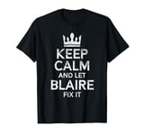 Cute Vintage Personalized Keep Calm for Blaire T-Shirt