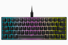 Corsair K65 RGB MINI tastatur USB Nordisk Sort