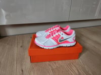 Nike Lunar Forever 2 White Pink Women's Girls Trainers Shoes UK 4.5