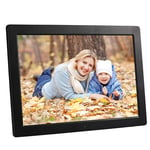 Qazwsxedc For you ZAM 15 inch 1280 x 800 LED Digital Picture Frame with Holder & Remote Control Support SD/MMC / MP3 / MP4 / and USB(White) (Color : Black)