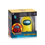Official Among Us Yellow Action Figure 17cm 1-Pack With 5 Hidden Accessories