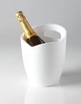 MC RISTORAZIONE Glacette pour vin, champagne et bouteilles Prosecco, seau à glace, fabriqué en Italie, couleur blanche, capacité 3,5 litres
