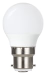 Integral ILGOLFB22DE088 4.9w LED Golf Ball Bulb, 4000K, frosted, dimmable, B22