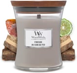 Medium Hourglass Scented Candle Fireside With Crackling Wick Burn Time Up To 60