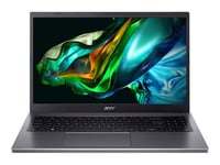 Acer Aspire 5 15 A515-58P - Intel Core i7 - 1355U / jusqu'à 5 GHz - Win 11 Home - Carte graphique Intel Iris Xe - 16 Go RAM - 1.024 To SSD - 15.6" IPS 1920 x 1080 (Full HD) - Wi-Fi 6 - gris acier - clavier : Belge