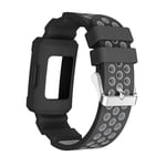 Fitbit Charge 3 Rugged Silicone Strap Black/Grey