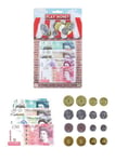Children's Play Fake Pretend Money Role Shops Toy Cash £5 £10 £20 £50 Note COINS
