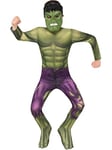 Rubie's Official Marvel Avengers Hulk Classic Childs Costume, Kids Superhero Fancy Dress, Extra Small Age 3-4, Green