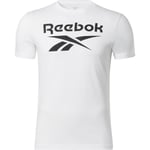 Reebok Identity Big Logo T-skjorte Herre - Hvid - str. XL