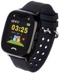 Smartwatch Sweet - 2G smartwatch til Børn - GPS / Vandtæt / SOS / Alarm / kamera - Sort