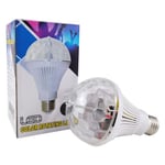 Disco LED-lampa Mini Partyljus RGB roterande E27 LBCRL