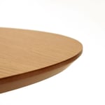 Oqui, Spisebord med udtræk, nordisk, moderne by Kave Home (H: 74 cm. x B: 120 cm. x L: 90 cm., Natur)