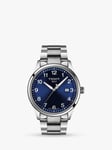 Tissot T1164101104700 Men's T-Sport XL Classic Bracelet Strap Watch, Silver/Blue