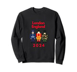 London Pixelated Police Officer, Beefeater & Soldier 2024 Sweatshirt