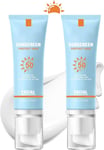 Tinted Sunscreen for Face SPF 50, Hydrating Sun Essence Face Sunscreen, Korean S