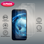 3-Pack iPhone XR - Härdat Glass 9H - Top Kvalitet - 100% Full transparens