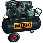 Nuair - Compresseur Pro de chantier 3Cv 100 litres 390 L/min - B3800B/100CM3
