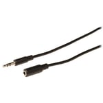 Glaxio Jack stereo audio extension cable 3.5 mm male to 3.5 mm female 3m black