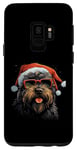 Coque pour Galaxy S9 Bouvier Des Flandres Pyjama de Noël pour Chien Cadeaux de Noël Famille