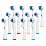 12pcs Precision Electric Toothbrush Replacement Brush Heads For Oral B Braun UK