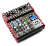 Power Dynamicas PDM-X401 4-ch mixer, PDM-X401 4-ch mixer XLR ut