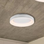 Trio Lighting LED-kattovalaisin Girona kaukosäätimellä valkoinen