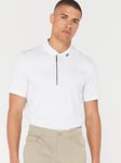 Lacoste Golf Technical Polo Shirt - White, White, Size L, Men