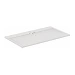 Receveur de douche extra plat - Ultra Flat s i.life - Idéal Standard - 140 x 80 cm - Blanc pur effet pierre
