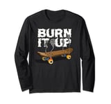 Skater - Burn It Up - Skateboard Long Sleeve T-Shirt