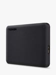 Toshiba Canvio Advance, Portable Hard Drive, 2TB, Black