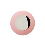 Horizon taklampe/vegglampe small - Krom / kornet rosa
