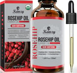 Kanzy Rosehip Oil for Face 50Ml Rosehip Oil Organic Cold Pressed Rose Hip Oil fo