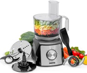 Geepas 1200W Compact Food Processor | Multifunctional Electric Food Mixer with &
