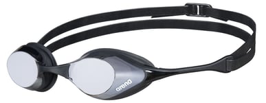 Arena Cobra Swipe Mirror Swimming Goggles - Silver/Black