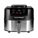 Tower T17131 Vortx 5 in 1 Air Fryer and Grill with Crisper, 5.6L, 1700W, Black